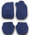 Auto Fußmatten Teppich  für Porsche 911 Coupe 1974 - 1989  4-Teilig blau