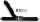 Sicherheitsgurt Gurt Dreipunkt Chrom Retro schwarz fï¿½r Mercedes W110 W111 W112 Cabrio