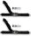 Sicherheitsgurt Gurt Dreipunkt Chrom schwarz fï¿½r Mercedes W110 W111 W112 Cabrio Set