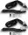 Sicherheitsgurt Gurt Zweipunkt Chrom schwarz fï¿½r Porsche 911 Set