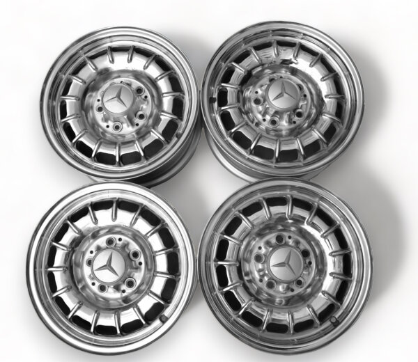 Original Barockfelgen  6.5J 14 Zoll für Mercedes SL 107 W108 W123 W126 W113 usw