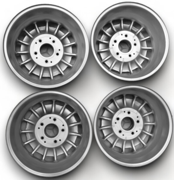 Original Barockfelgen  6.5J 14 Zoll für Mercedes SL 107 W108 W123 W126 W113 usw