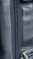 Kopfstützen Hasenohr Paar Kunstleder blau vorne für Mercedes SL R107 W114 W115 etc.
