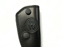 Schlüsseltasche Schlüsseletui für Mercedes W115 Echtleder schwarz
