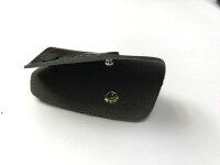 Echtleder Tasche Schlüsseltasche Schlüsseletui schwarz für Mercedes C107 SLC