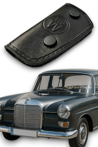 Echtleder Tasche Schlüsseltasche Schlüsseletui schwarz für Mercedes-Benz W110