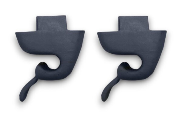 Sonnenblendenclips Halter für Mercedes Benz W123 W201 W124 W126 W140 blau