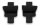 Sonnenblendenclips Halter für Mercedes Benz W123 W201 W124 W126 W140 schwarz