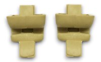 Sonnenblendenclips Halter für Mercedes Benz W123 W201 W124 W126 W140  beige