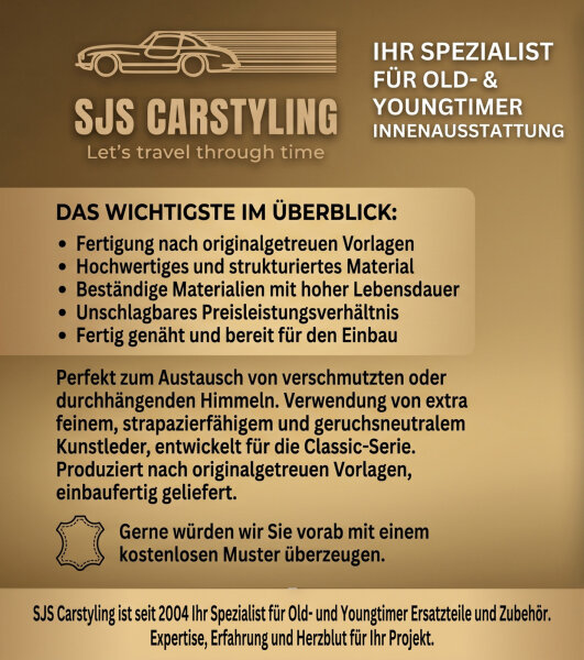 Dachhimmel Himmel für Mercedes Benz W110