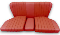 Rückbank Notsitze Kindersitze für Mercedes Benz SL 107 SL R107 W107 rot