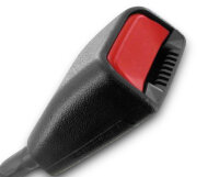 Sicherheitsgurt Gurt Dreipunkt 45 cm rot für Fiat 124 Set