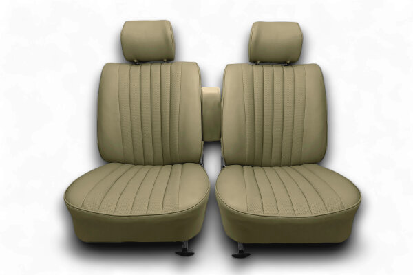 Sitzbezug Lehne Leder beige creme Vordersitz Mercedes W123 1. Serie, 129,99  €