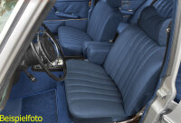 Sitzbezüge Bezüge  für Mercedes W123 Coupé 1/2. Serie blau