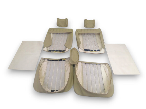 Sitzbezüge Bezüge für Mercedes Benz W111 W110 190 Heckflosse beige