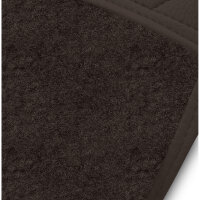 Teppichsatz Teppich mit Kunstlederabsatzschoner passend für Mercedes Benz W111 Coupe braun (Velours)