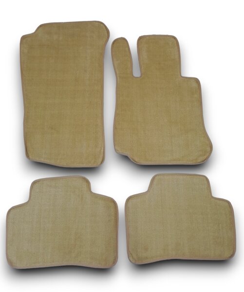 Auto Fußmatten Teppich Matten für Mercedes Benz GLC Coupe  beige