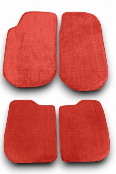 Auto Fußmatten Teppich Matten für Audi A6 S6 C4 1994 - 1997 rot