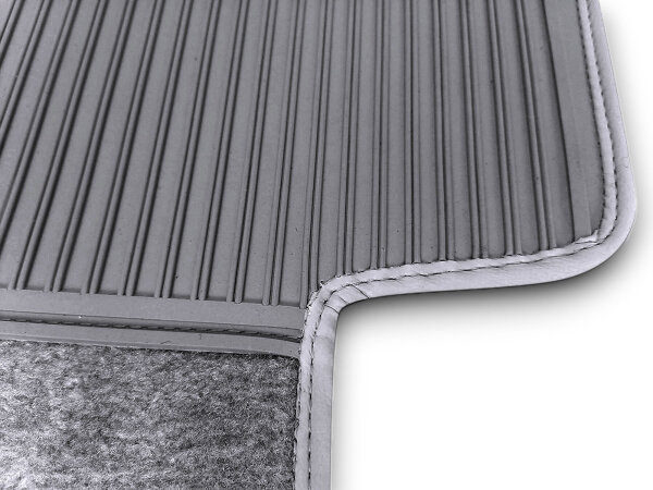 Auto Fußmatten Teppich für Porsche 964 1989 - 1994 grau (Velours)