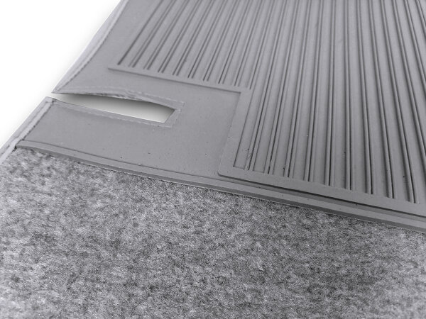 Auto Fußmatten Teppich für Porsche 964 1989 - 1994 grau (Velours)