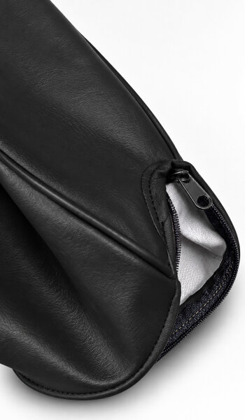 Bezug Mittelarmlehne Armlehne für Mercedes W123 1. & 2. Serie schwarz