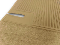 Teppichsatz isoliert für Chevrolet Bel Air 2.Gen 1955 - 1957 4-Teilig dattel