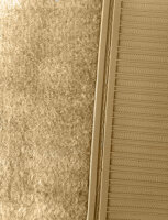 Teppichsatz isoliert für Chevrolet Bel Air 2.Gen 1955 - 1957 4-Teilig dattel