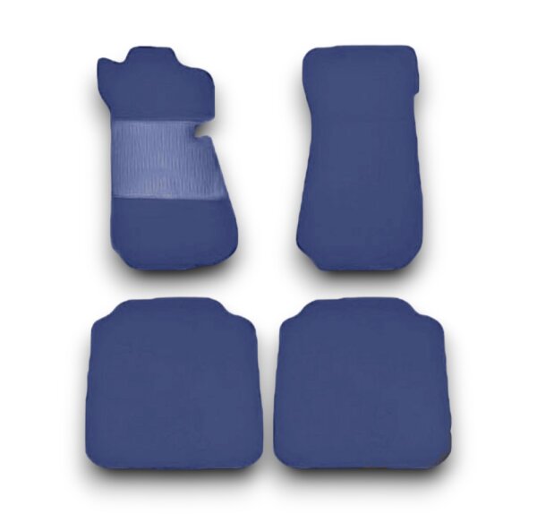 Auto Fußmatten Teppich  für Mercedes W114 W115 blau (Velour)