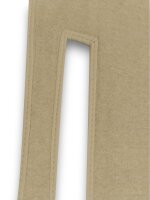 Teppichsatz Teppich Gummi Velours für Fiat Spider 1500 & 1600 S beige