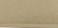 Teppichsatz Teppich Gummi Velours für Fiat Spider 1500 & 1600 S beige