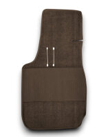 Teppichsatz Teppich Gummi Velours für Fiat Spider 1500 & 1600 S braun