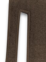 Teppichsatz Teppich Gummi Velours für Fiat Spider 1500 & 1600 S braun