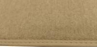 Teppichsatz Teppich Gummi Velours für Fiat Spider 1500 & 1600 S dattel
