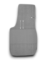 Teppichsatz Teppich Gummi Velours für Fiat Spider 1500 & 1600 S grau