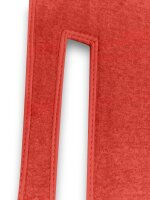 Teppichsatz Teppich Gummi Velours für Fiat Spider 1500 & 1600 S rot