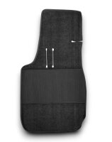 Teppichsatz Teppich Gummi Velours für Fiat Spider 1500 & 1600 S schwarz