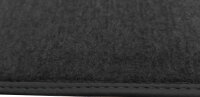 Teppichsatz Teppich Gummi Velours für Fiat Spider 1500 & 1600 S schwarz