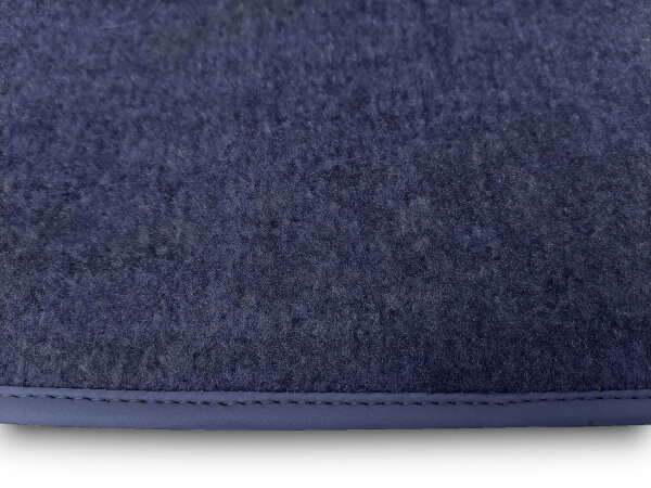 Kofferraumteppich für Mercedes-Benz W108 W109 W110 W111 W112 S SE SEL Velours blau