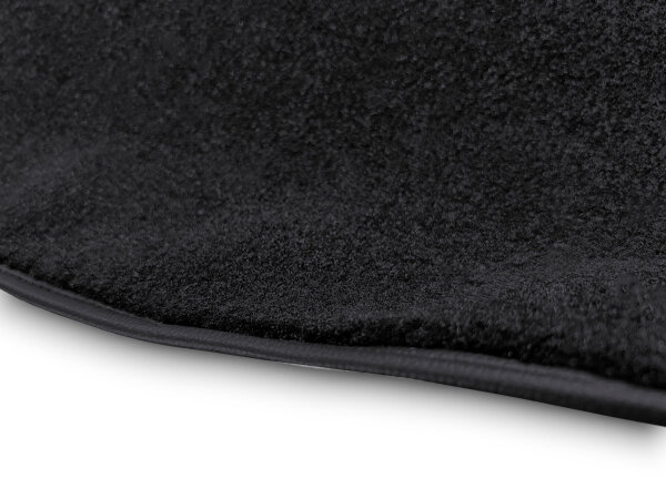 Kofferraumteppich für Mercedes-Benz W116 SE SEL Velours schwarz