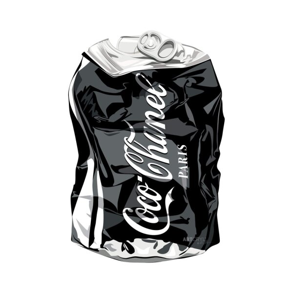 Acrylglas Pop Art Wandbild Acrylbild Artcryl Coco-Cola