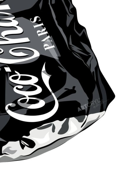 Acrylglas Pop Art Wandbild Acrylbild Artcryl Coco-Cola