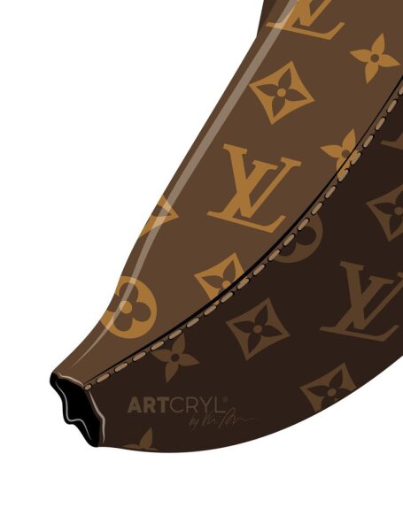 Acrylglas Pop Art Wandbild Acrylbild Artcryl Banana Motiv
