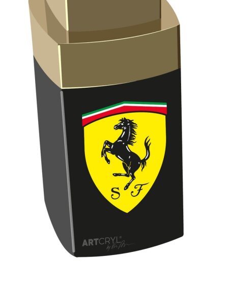 Acrylglas Pop Art Wandbild Acrylbild Artcryl Ferrari Lips Motiv