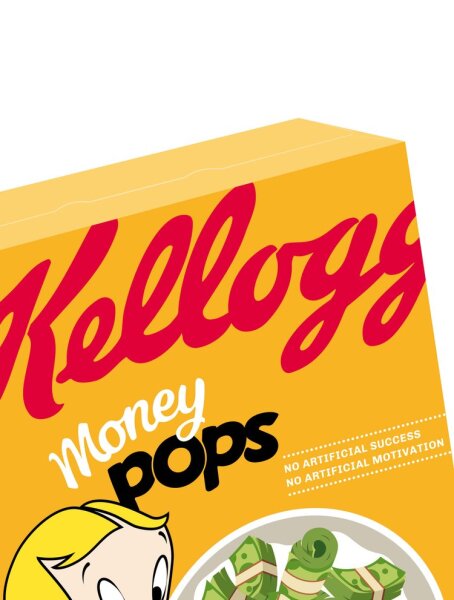Acrylglas Pop Art Wandbild Acrylbild Artcryl Money Pops Motiv