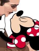 Acrylglas Pop Art Wandbild Acrylbild Artcryl Minnie OﾒHara Motiv