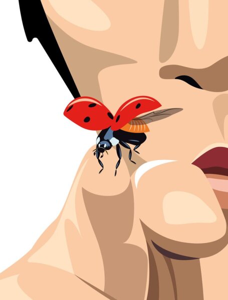 Acrylglas Pop Art Wandbild Acrylbild Artcryl Bug & Lee Motiv
