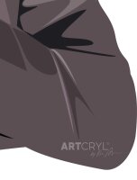 Acrylglas Pop Art Wandbild Acrylbild Artcryl Dichter Denker Dner Motiv