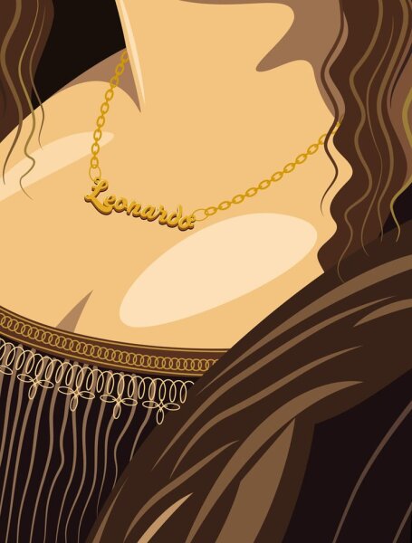 Acrylglas Pop Art Wandbild Acrylbild Artcryl Milano Lisa Motiv