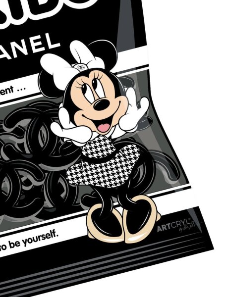 Acrylglas Pop Art Wandbild Acrylbild Artcryl Sweet Dreams Motiv xxSmall 489x600mm Chanel