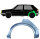 Hinterer Radlauf für Volkswagen Golf II 1982 - 1992 links
